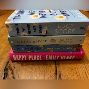 Set of Four Popular Novels, One Hardback and Three Paperbacks